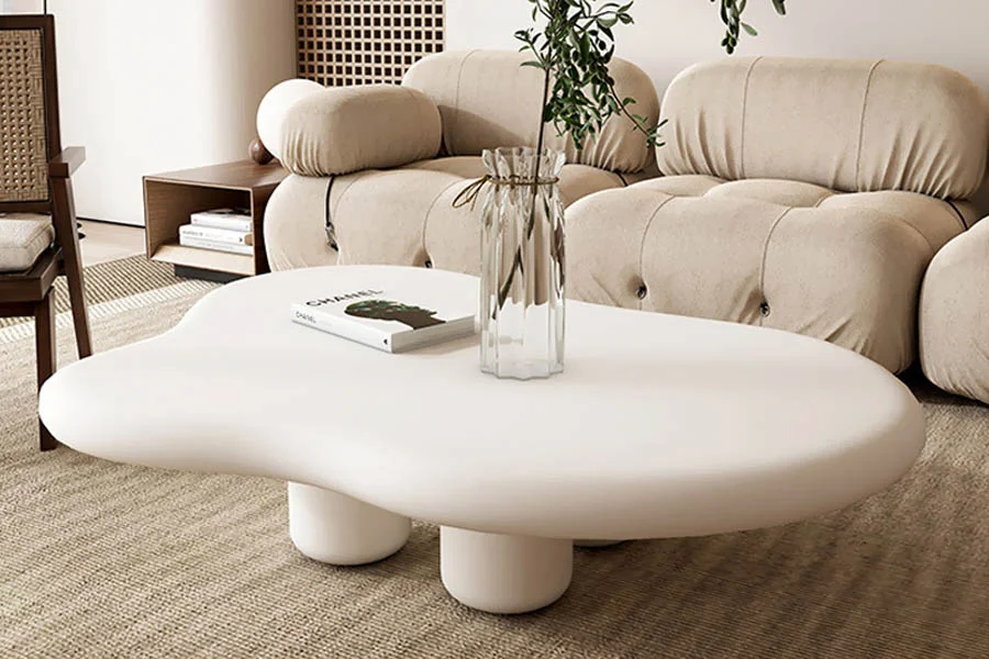 Minimalist cloud coffee table